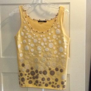 Price drop! Nic & Zoe Crocheted knit top